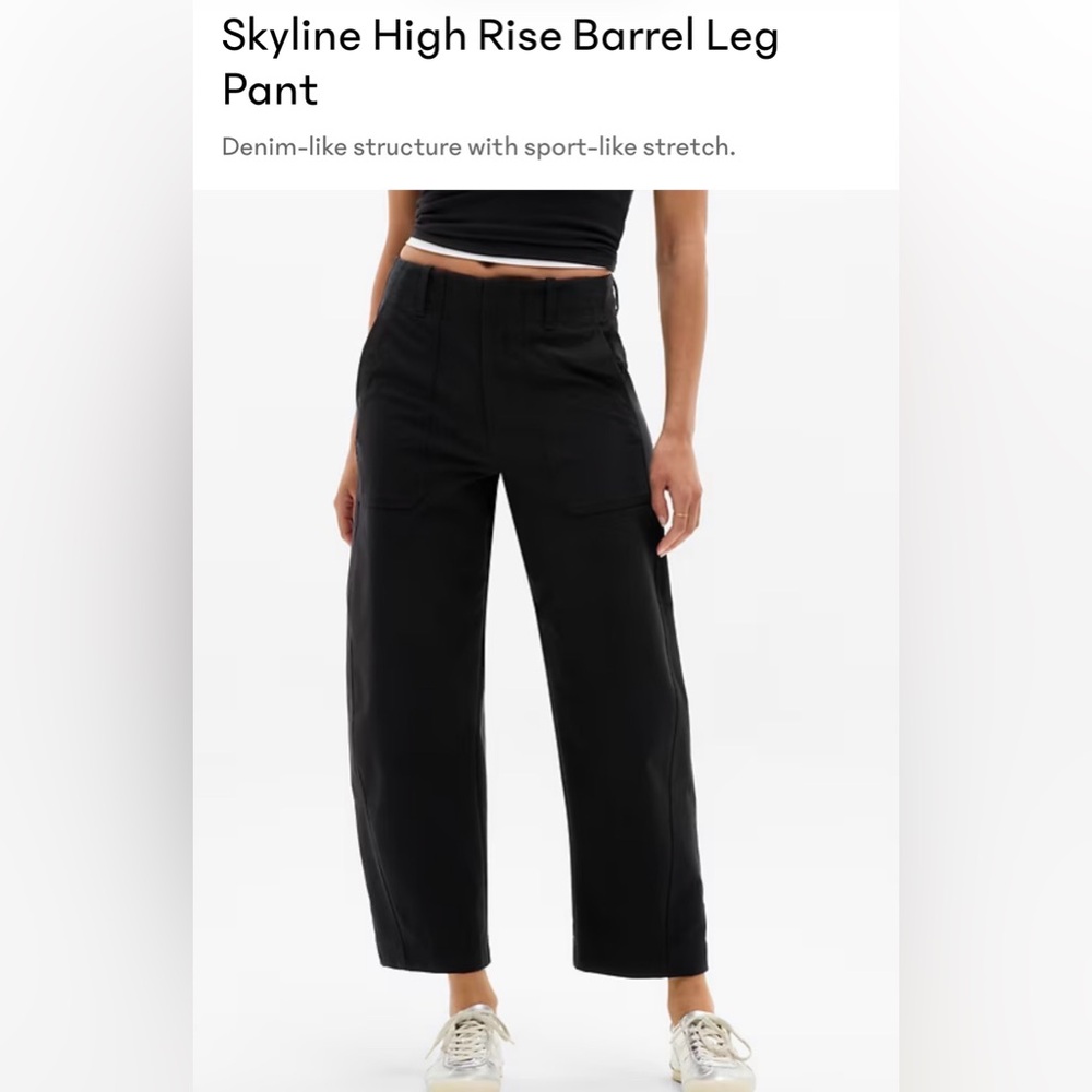 ATHLETA Skyline High Rise Barrel Leg Pant